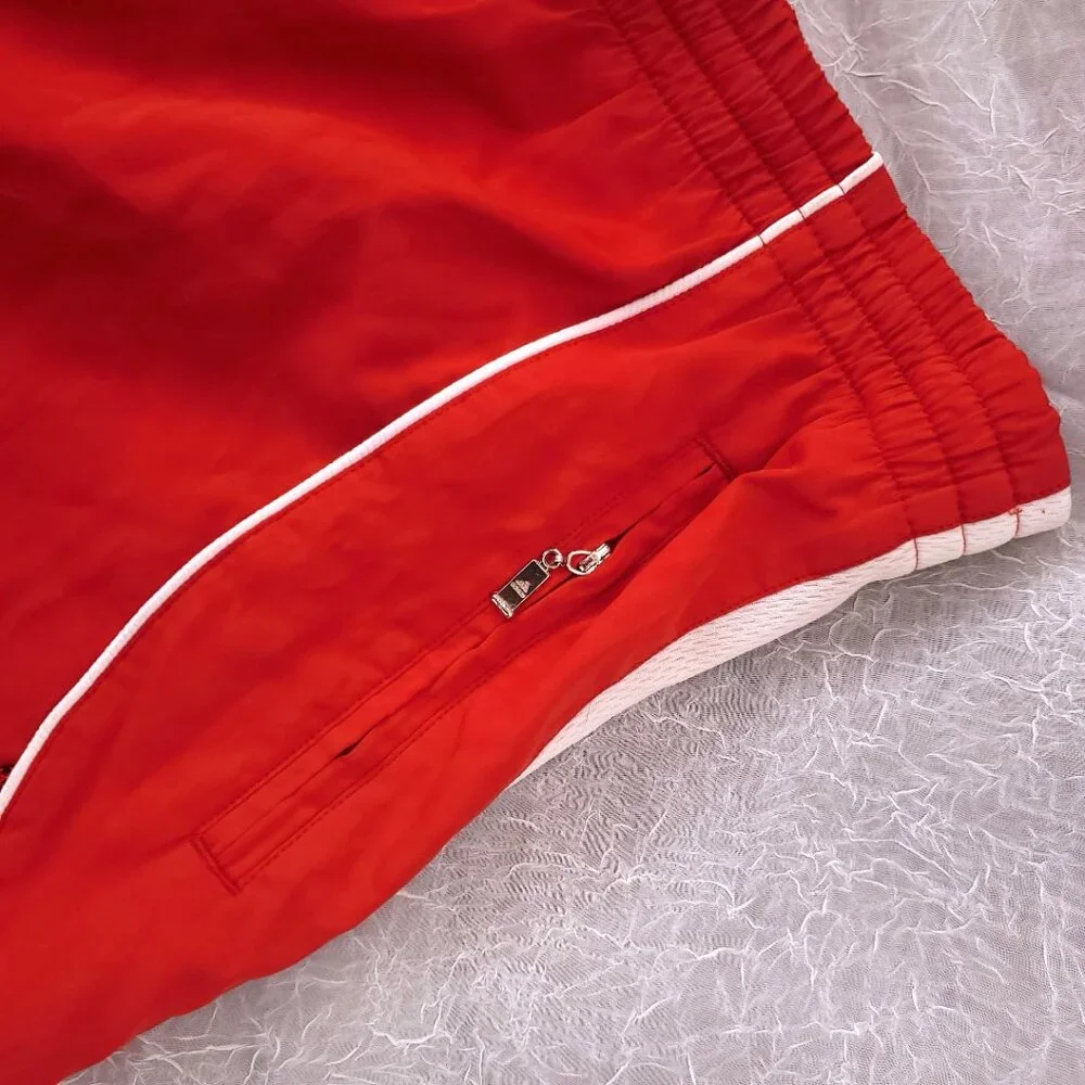 Red Adidas Gym Shorts - Picture 3 of 11